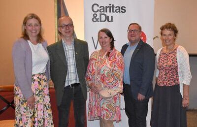 Das Projektteam rund um Caritas Direktorin Nora Tödtling-Musenbichler.